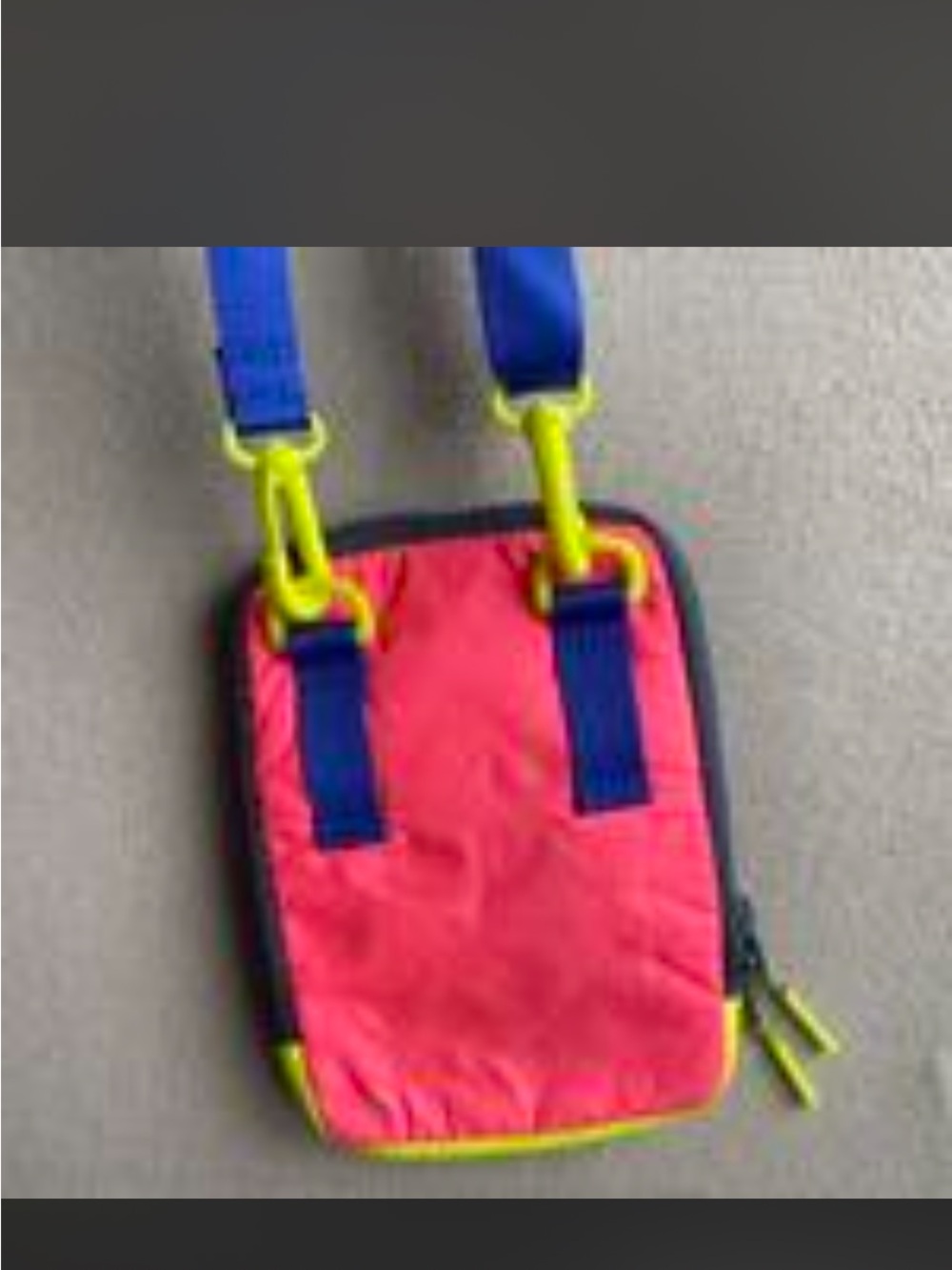 Lululemon Bright Colorblock Crossbody Pouch - Pink & Blue - Picture 6 of 7